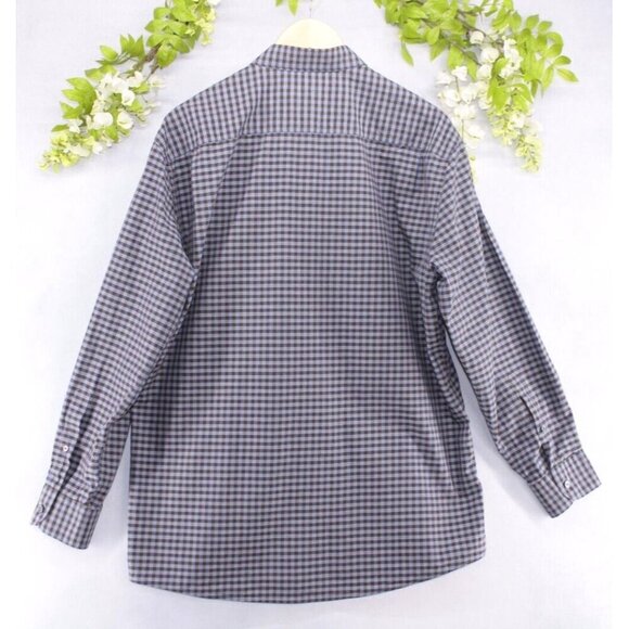 Ermenegildo Zegna Men's Long Sleeve Shirt Multicolor Check Button Up Sz XL - Picture 2 of 6